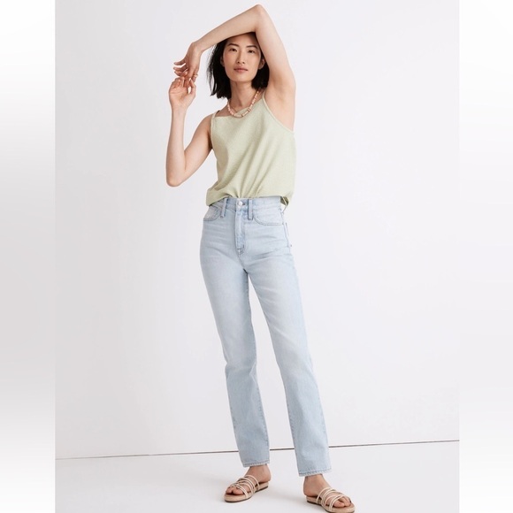 Madewell Classic Straight Full-Length Jeans in Fitzgerald Wash - Picture 2 of 11